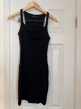 knee length dresses for ladies Rent Asos Design Soft Mini Dress In Velvet Broderie With Contrast Embroidery  In Black main image 1